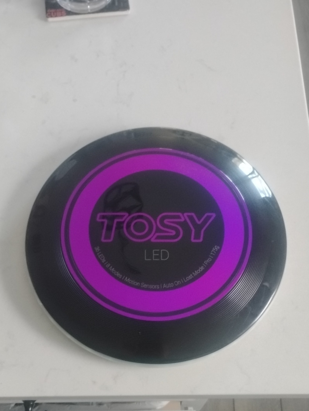 Purple LED Flying Disc - Outdoor Game Frisbee